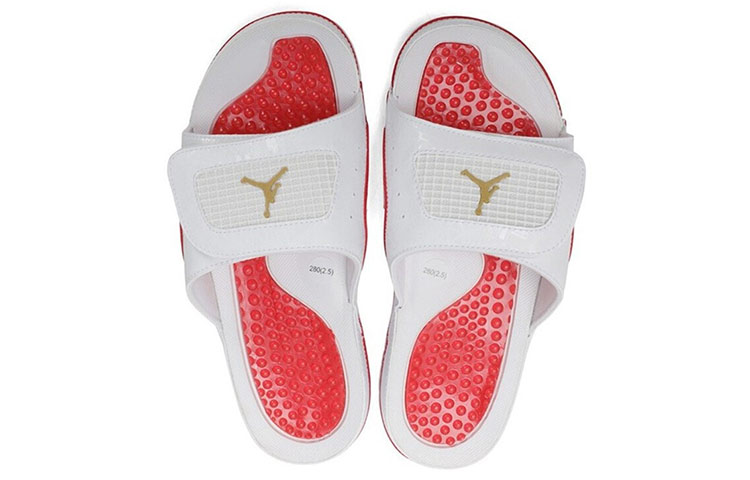 Shop Air Jordan Hydro 4 Retro 'Merah Universiti Emas Metalik' 532225-117