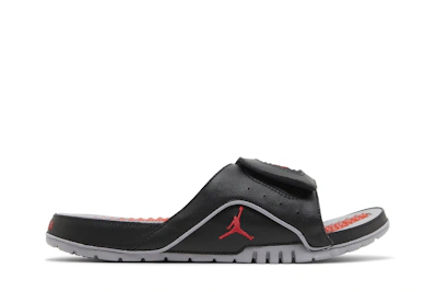 Air Jordan Hydro 4 Retro Slide 'Black Cement'
