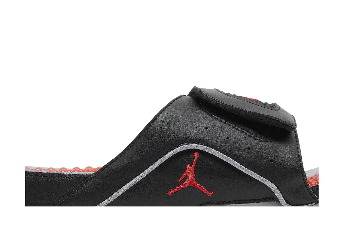 Air Jordan Hydro 4 Retro Slide 'Black Cement'
