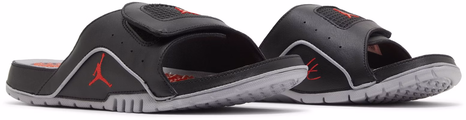 Air Jordan Hydro 4 Retro Slide 'Black Cement' 532225-060 Cheap Air Jordan Hydro 4 Retro Slide 'Black Cement' 532225-060