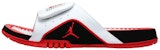 Air Jordan Hydro 4 Retro Slide 'Putih Fire Red' 532225-160