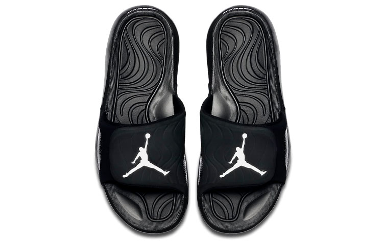 Shop Air Jordan Hydro 4 Slide ''Zwart''. 705163-010