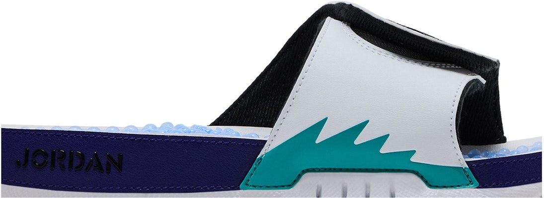 에어 조던 하이드로 5 레트로 슬라이드 - 화이트/뉴 에메랄드/자두/블랙 555501-103 Order 에어 조던 하이드로 5 레트로 슬라이드 - 화이트/뉴 에메랄드/자두/블랙 555501-103