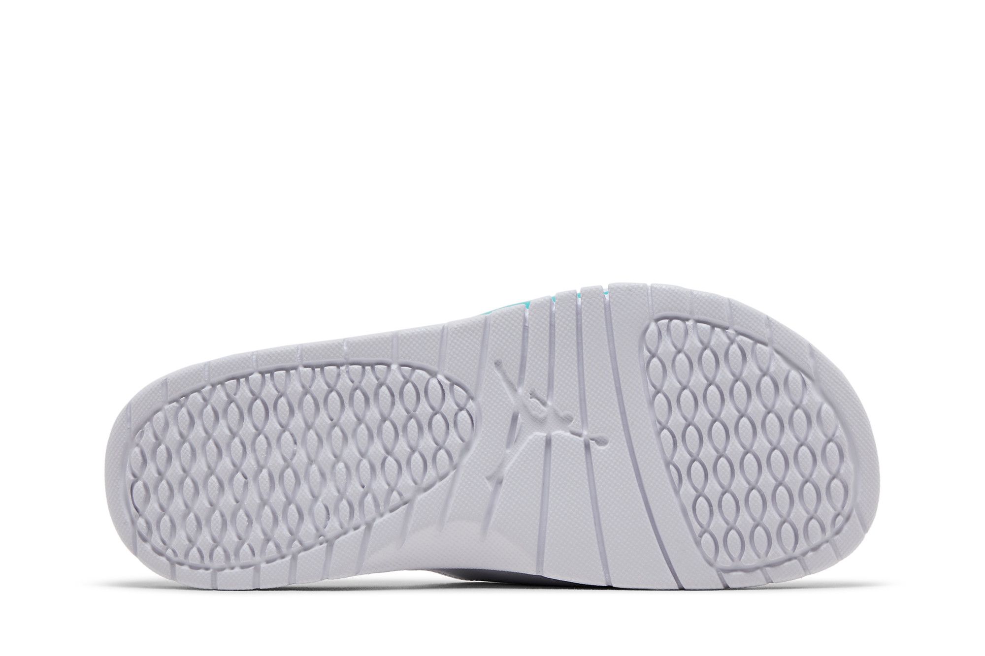 Shop Air Jordan Hydro 5 復古拖鞋 白色 新祖母綠 葡萄冰 黑色 555501-103