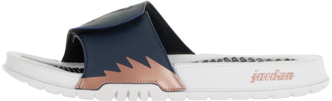 Air Jordan Hydro 5 Retro Slide 'Obsidian Metallic Red Bronze' 555501-408 Air Jordan Hydro 5 Retro Slide 'Obsidian Metallic Red Bronze' 555501-408