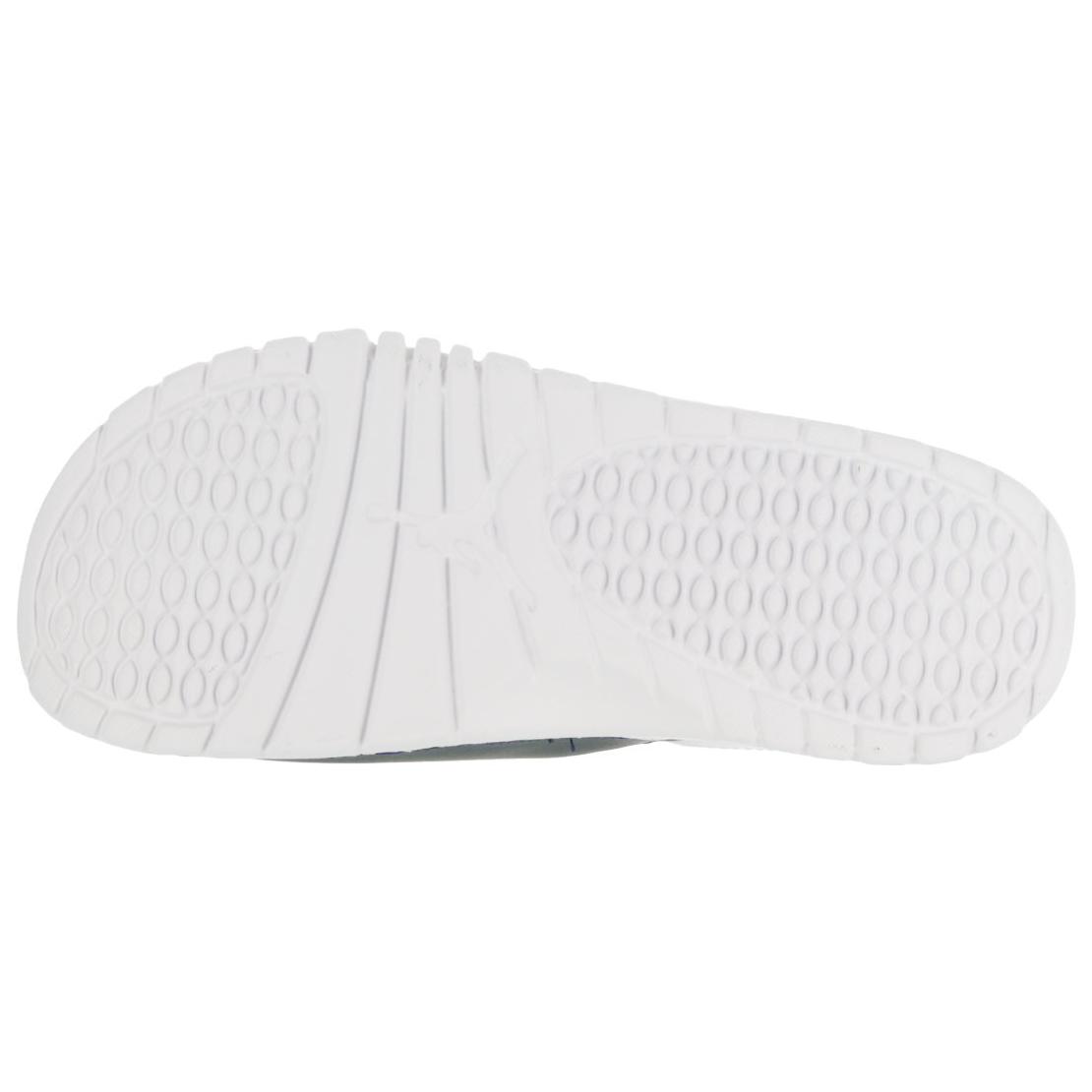 Shop Air Jordan Hydro 5 复古拖鞋 '深蓝金属红铜色' 555501-408