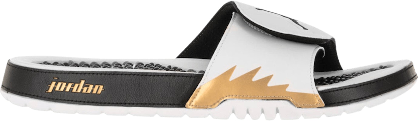Air Jordan Hydro 5 Retro Slide 'White Metallic Gold' 555501-153 Buy Air Jordan Hydro 5 Retro Slide 'White Metallic Gold' 555501-153