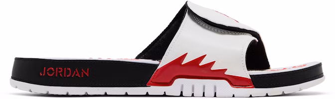 Air Jordan Hydro 5 Retro Slides 'White Fire Red' 555501-101 Air Jordan Hydro 5 Retro Slides 'White Fire Red' 555501-101