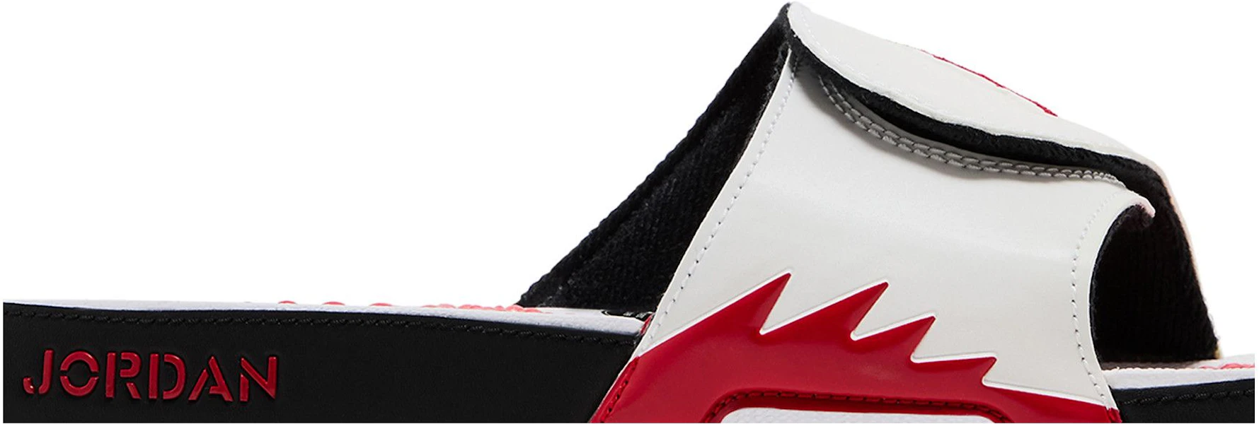 Air Jordan Hydro 5 復刻版涼拖鞋 '白色火焰紅' 555501-101 Lookbook Air Jordan Hydro 5 復刻版涼拖鞋 '白色火焰紅' 555501-101