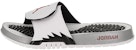 Air Jordan Hydro 5 Slide 'Putih Merah Perak' 555501-112