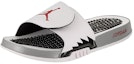 Lookbook Air Jordan Hydro 5 Slide 'Putih Merah Perak' 555501-112
