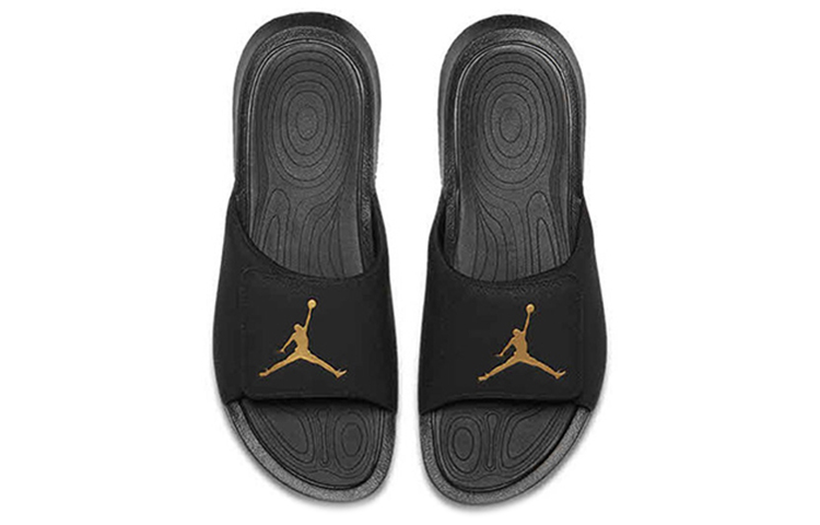 Shop Air Jordan Hydro 6 ''Schwarz Gold'' 881473-033