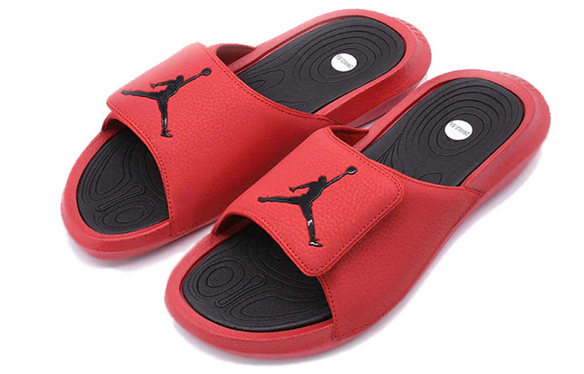 Air Jordan Hydro 6 Slide 'Gym Red Black'