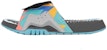 Air Jordan Hydro 7 Retro Slide 'Kelabu Gelap Biru Turquoise' 705467-013
