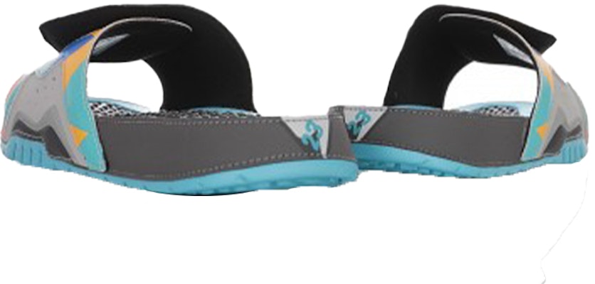 Air Jordan Hydro 7 Retro Slide 'Dark Grey Blue Turquoise' 705467-013 Shop Air Jordan Hydro 7 Retro Slide 'Dark Grey Blue Turquoise' 705467-013