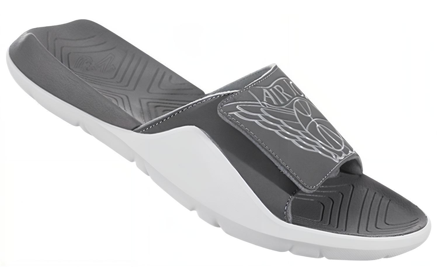Lookbook Air Jordan Hydro 7 Gris Humo AA2517-002