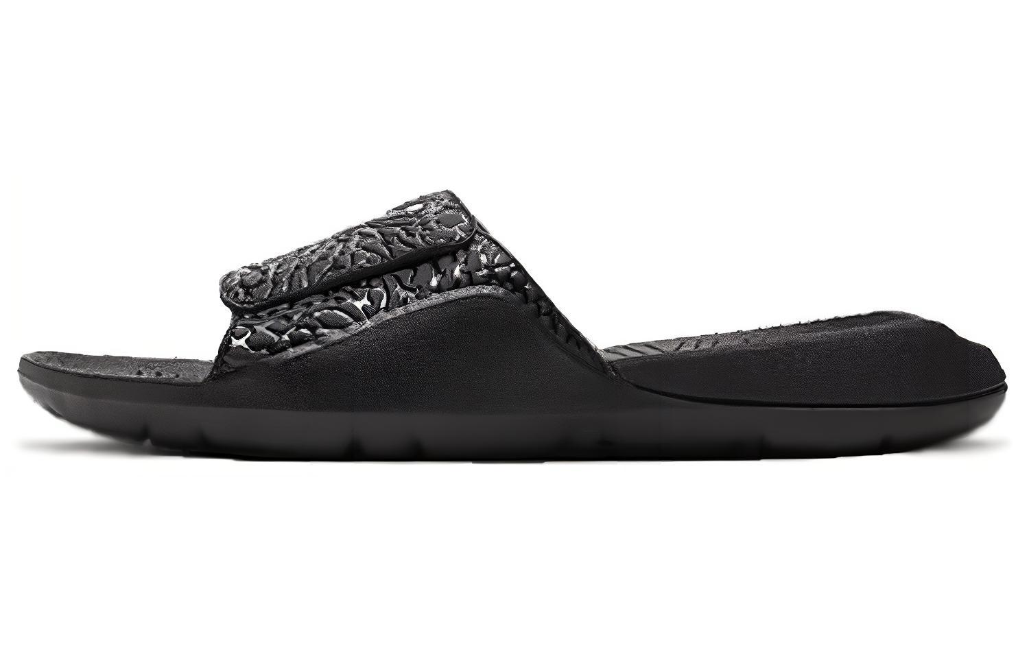 Buy Air Jordan HYDRO 7 V2 '黑金属银' BQ6290-003