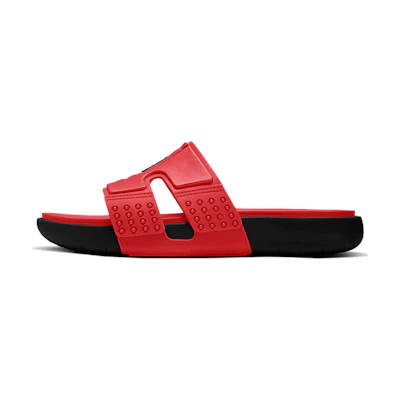 Jordan Hydro 8 Colorblock Casual Red Black Slippers 'Red Black'