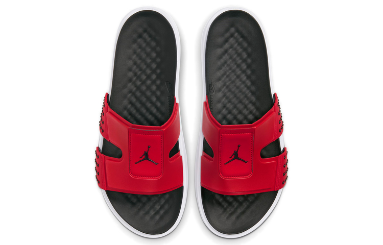 Lookbook Air Jordan Hydro 8 Slide 'Gym Red' Selipar Lelaki Merah Gym CD2803-601