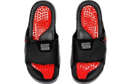 Order Air Jordan Hydro Xi 复刻 黑/大学红 拖鞋 AA1336-001
