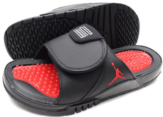 Air Jordan Hydro Xi 复刻 黑/大学红 拖鞋 AA1336-001 Lookbook Air Jordan Hydro Xi 复刻 黑/大学红 拖鞋 AA1336-001