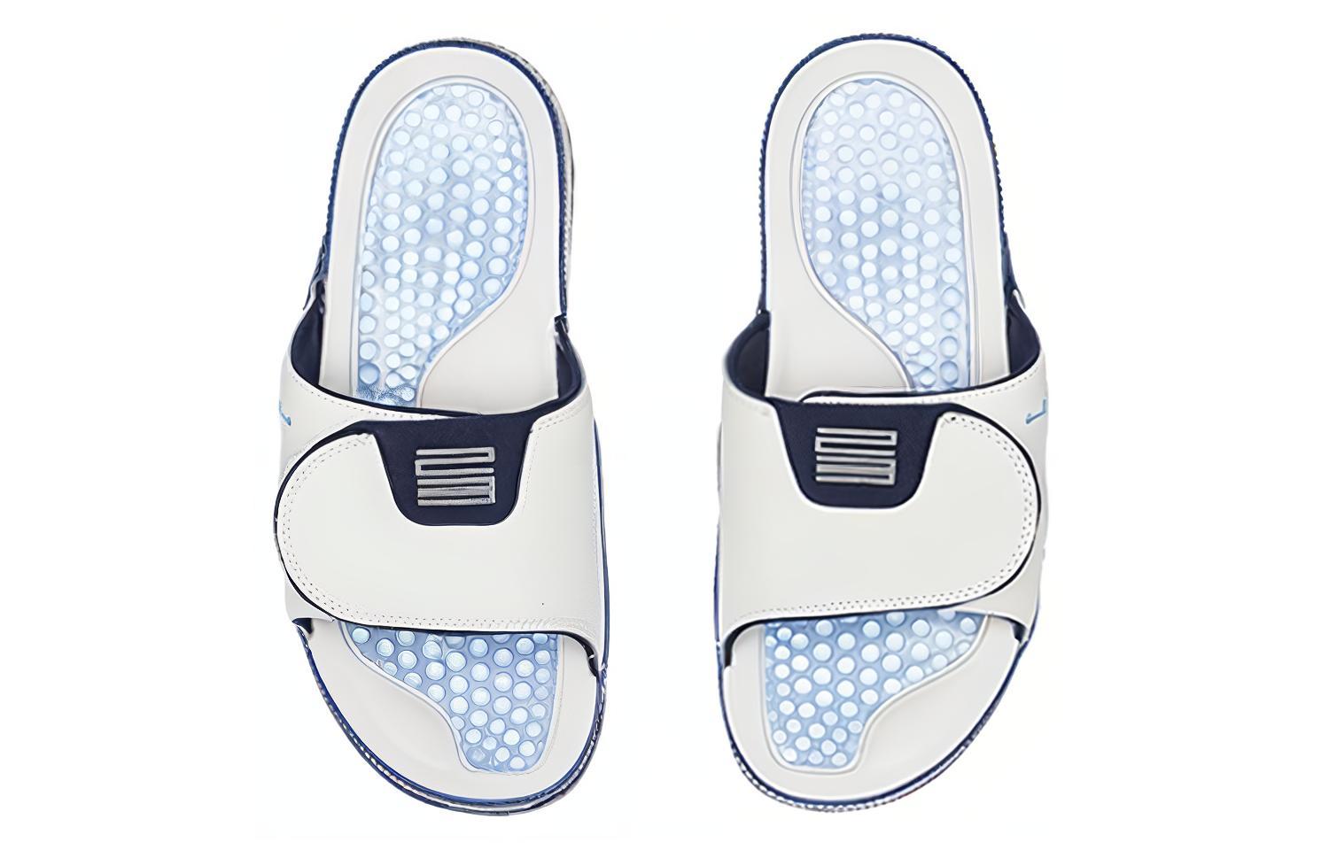 Lookbook 耐克Air Jordan Hydro Xi复刻拖鞋 白色/大学蓝 AA1336-100