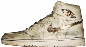 Air Jordan IPai Custom Gold 'Promotion and Wealth - Osiris 24K Gold High-Top Retro Basketball' YPDZX101 Air Jordan IPai Custom Gold 'Promotion and Wealth - Osiris 24K Gold High-Top Retro Basketball' YPDZX101