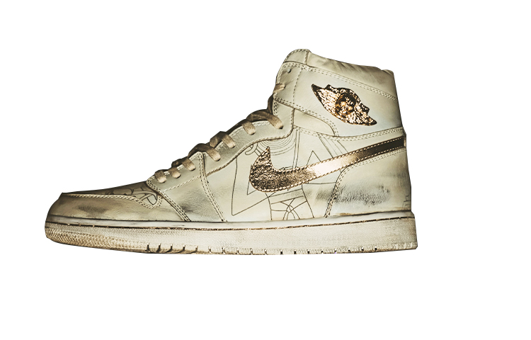 Air Jordan IPai Custom Gold 'Promotion and Wealth - Osiris 24K Gold High-Top Retro Basketball' YPDZX101