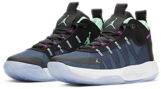 Air Jordan Jumpman 2020 'Hitam Hijau Glow Biru Void' BQ3449-005 Lookbook Air Jordan Jumpman 2020 'Hitam Hijau Glow Biru Void' BQ3449-005