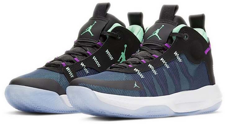 Air Jordan Jumpman 2020 '黑綠熒光藍虛空' BQ3449-005 Lookbook Air Jordan Jumpman 2020 '黑綠熒光藍虛空' BQ3449-005