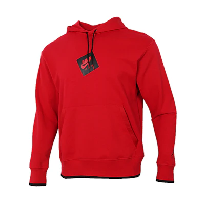 Air Jordan Jumpman Classics Logo Printed Basketball Hoodie Red Color CV2245-687