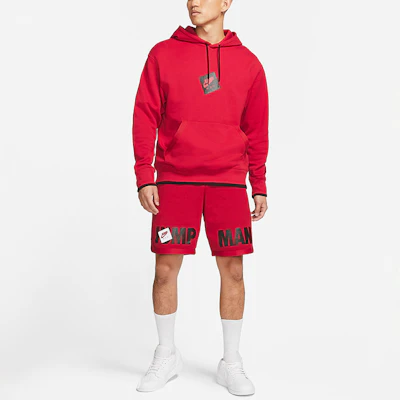 Air Jordan Jumpman Hoodie Logo Cetakan Basket Warna Merah CV2245-687 Shop Air Jordan Jumpman Hoodie Logo Cetakan Basket Warna Merah CV2245-687