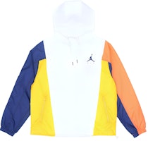 Air Jordan Jumpman Colorblock Print Hooded Woven Jacket White for Men CV2241-100 Air Jordan Jumpman Colorblock Print Hooded Woven Jacket White for Men CV2241-100