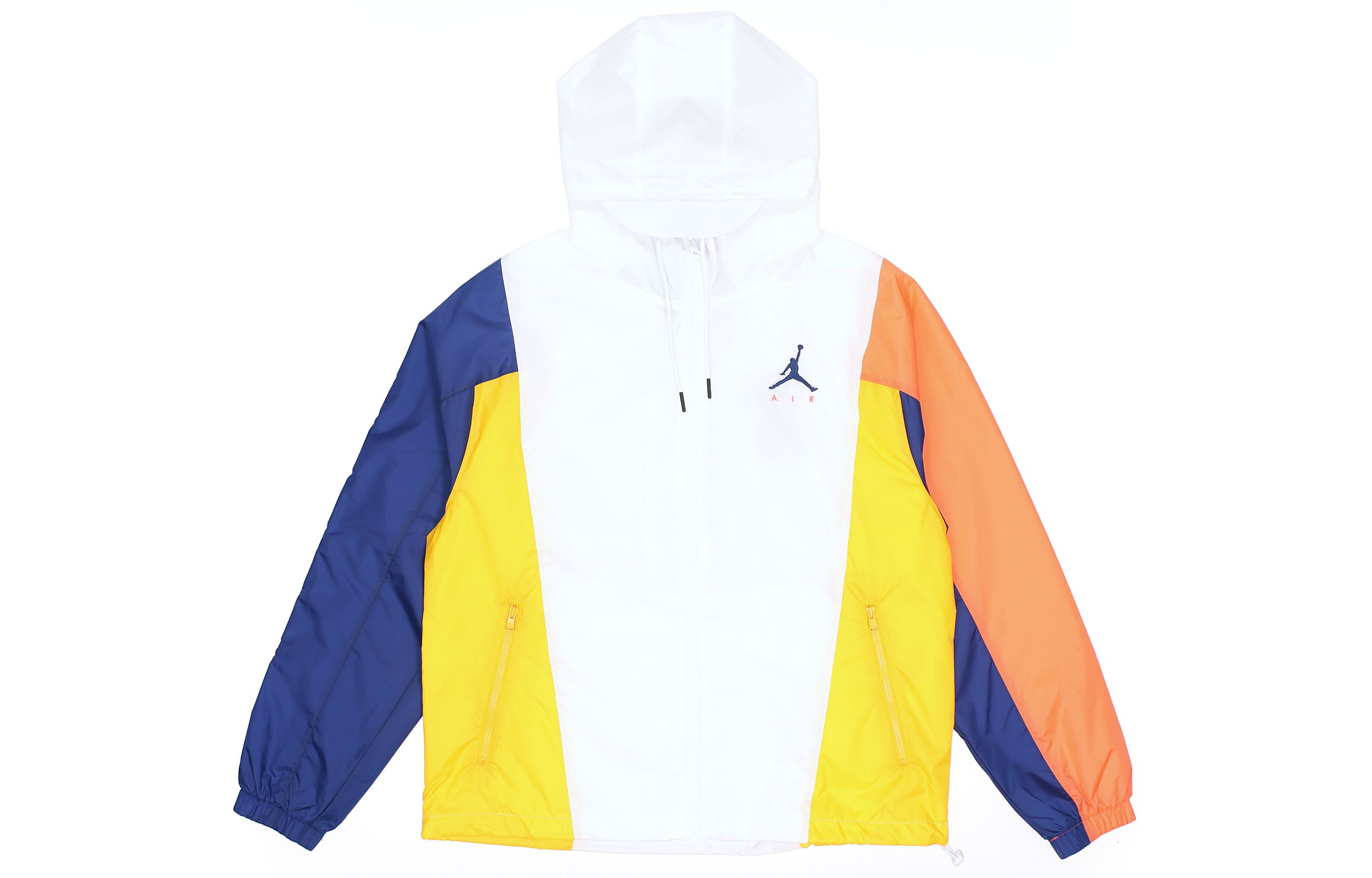 Order 에어 조던 점프맨 컬러블록 프린트 후드 자켓 화이트 남성용 CV2241-100