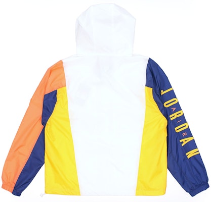 에어 조던 점프맨 컬러블록 프린트 후드 자켓 화이트 남성용 CV2241-100 Lookbook 에어 조던 점프맨 컬러블록 프린트 후드 자켓 화이트 남성용 CV2241-100