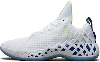 Air Jordan Jumpman Diamond Low PF 'White Blue Green' FB7169-131 Air Jordan Jumpman Diamond Low PF 'White Blue Green' FB7169-131