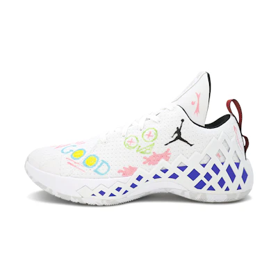 Jordan Jumpman Diamond Low White 'Graffiti Smiley'