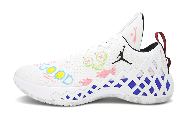 Air Jordan Jumpman Diamond Low White 'Graffiti Smiley' CI1209-101-458147