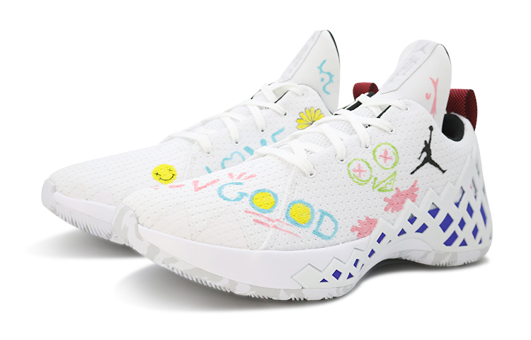 Lookbook Air Jordan Jumpman Diamond Low Weiß ''Graffiti Smiley'' CI1209-101-458147
