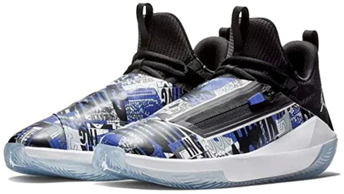 Air Jordan Jumpman Hustle 'Dark Concord' AQ0397-500 (黑紫) Lookbook Air Jordan Jumpman Hustle 'Dark Concord' AQ0397-500 (黑紫)