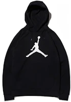 Air Jordan Jumpman Logo Fleece Hoodie Black Casual Sportswear AV3146-010 Air Jordan Jumpman Logo Fleece Hoodie Black Casual Sportswear AV3146-010