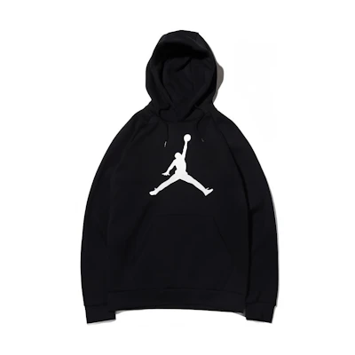 Air Jordan Jumpman Logo Fleece Hoodie Black Casual Sportswear AV3146-010