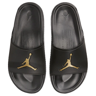 Air Jordan Jumpman Slide 'Black Metallic Gold'