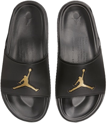 Air Jordan Jumpman Slide 'Black Metallic Gold' FQ1598-007 Lookbook Air Jordan Jumpman Slide 'Black Metallic Gold' FQ1598-007