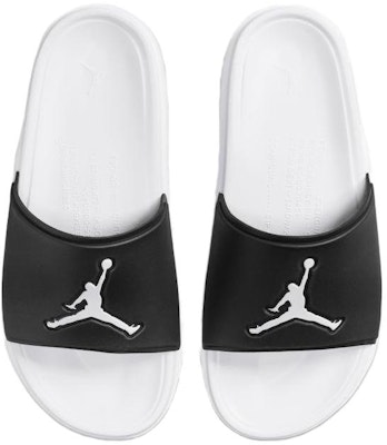Air Jordan Jumpman Selipar 'Hitam Putih' FQ1598-010 Lookbook Air Jordan Jumpman Selipar 'Hitam Putih' FQ1598-010
