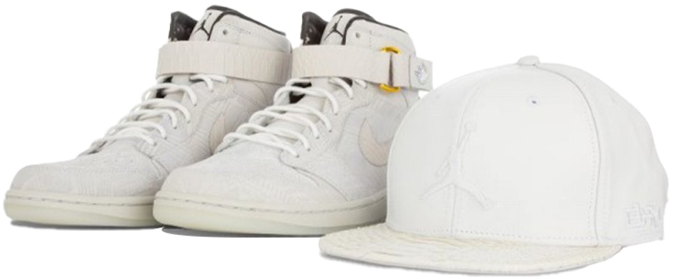 Air Jordan Just Don x 1 Retro High Strap 'BHM White Gold' 540847-845 Purchase Air Jordan Just Don x 1 Retro High Strap 'BHM White Gold' 540847-845