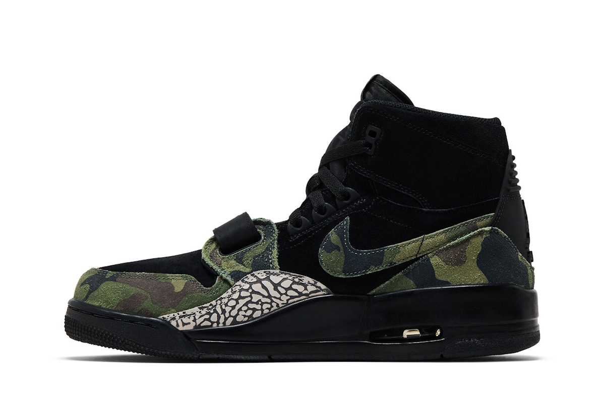 Air Jordan Legacy 312 'Black Camo Green' AV3922-003