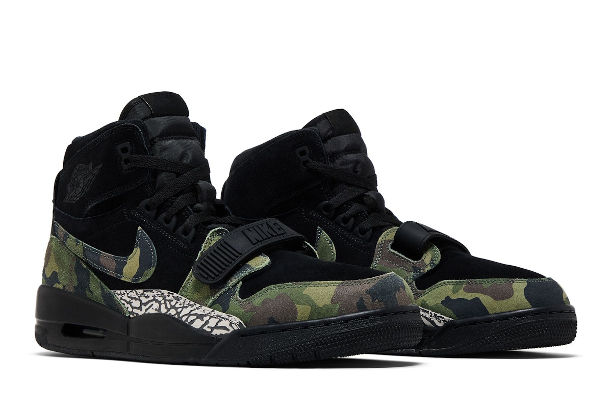 Air Jordan Legacy 312 'Black Camo Green' AV3922-003
