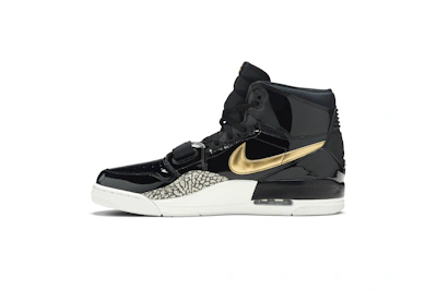 Air Jordan Legacy 312 Black Gold Patent AV3922-007