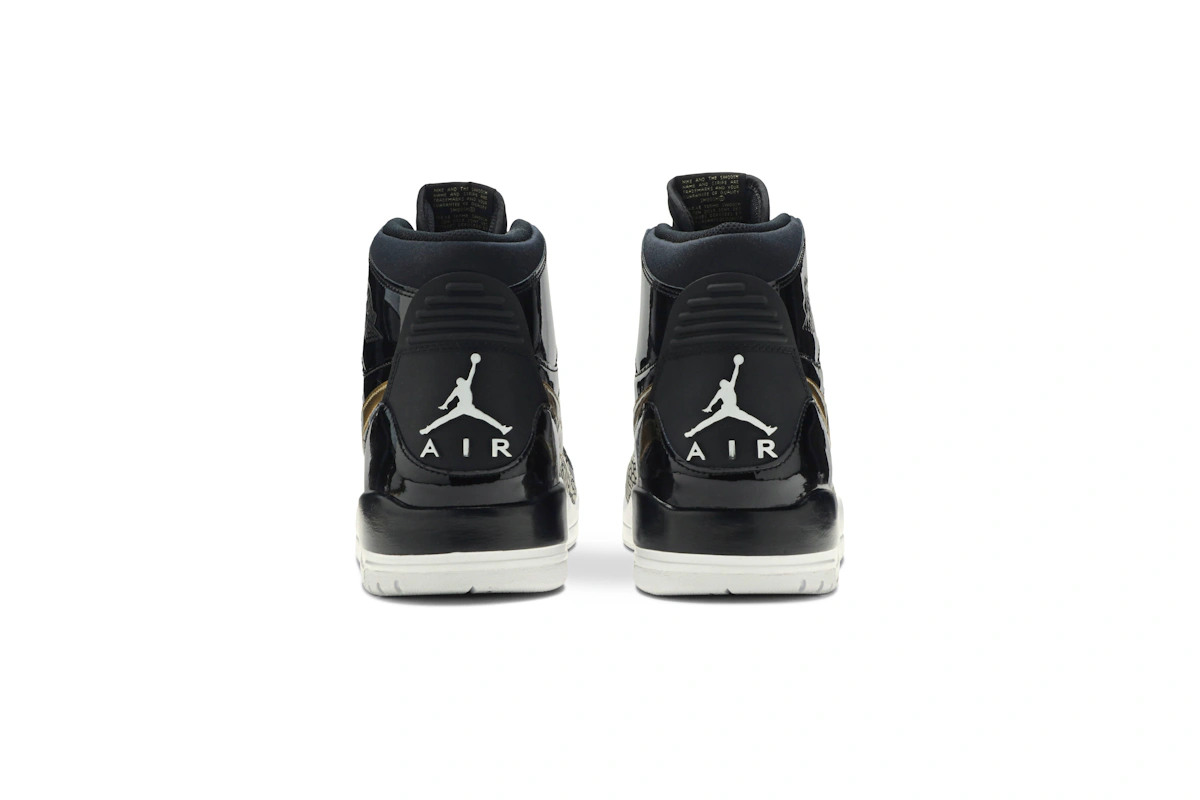 Air Jordan Legacy 312 Black Gold Patent AV3922-007